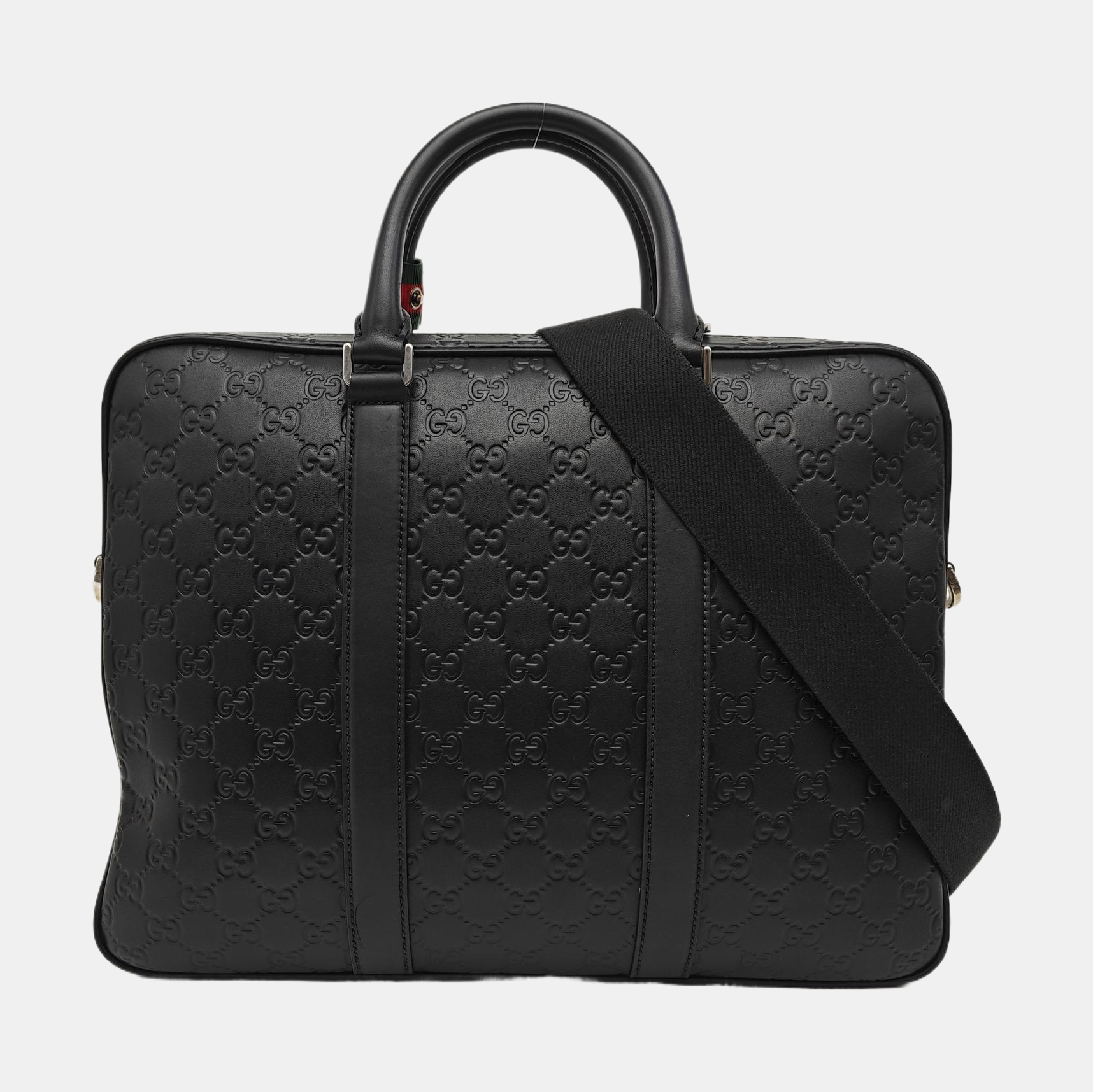 Signature Monogram Calfskin Black