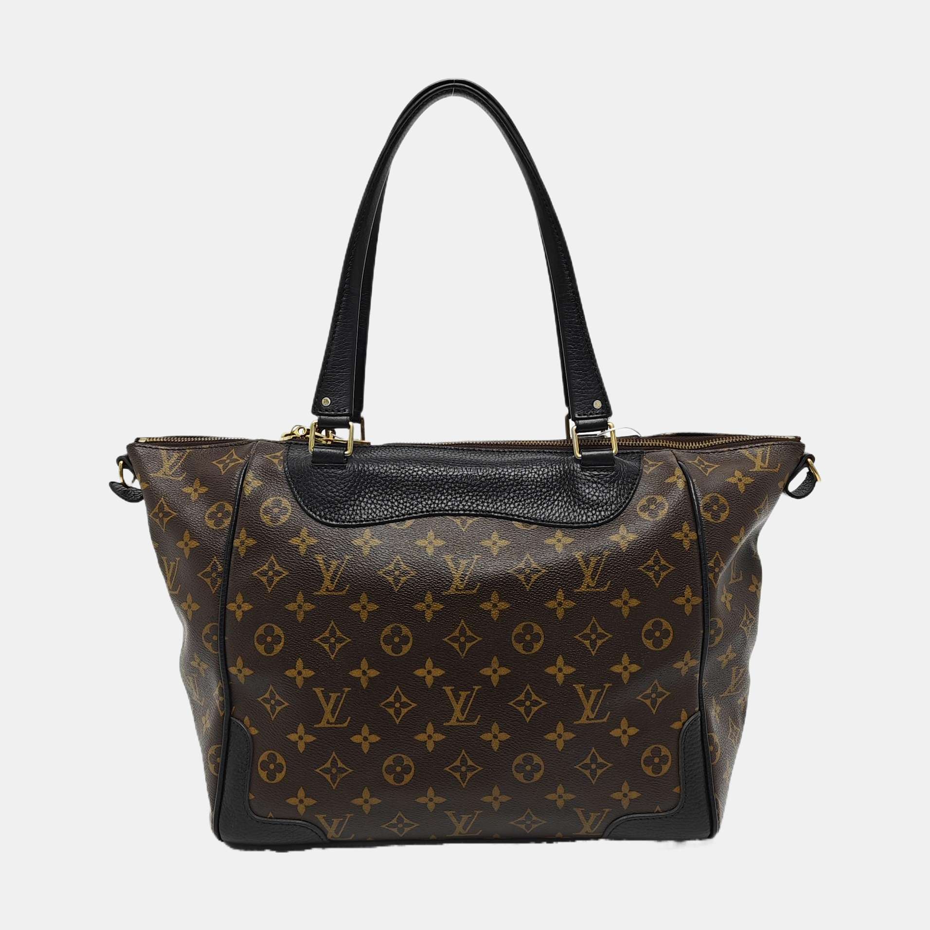 ESTRELA Monogram Coated Canvas Brown