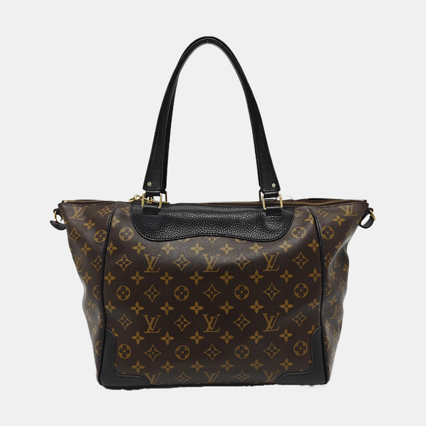ESTRELA Monogram Coated Canvas Brown