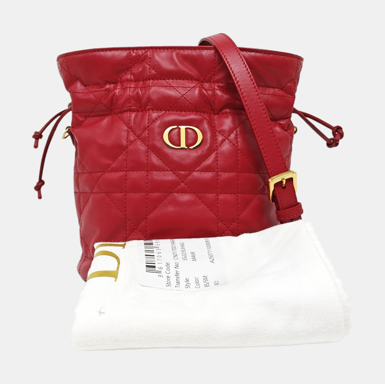 Miss Caro Cannage Lambskin Red
