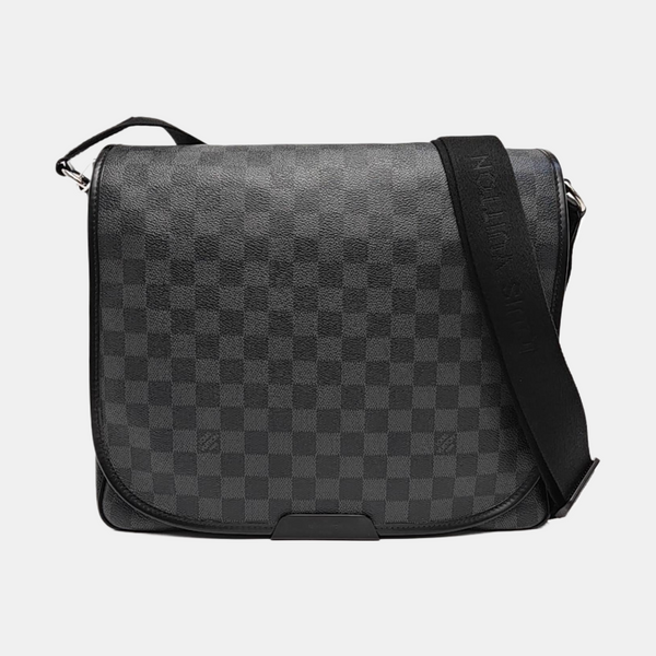 DANIEL Damier Graphite Coated Canvas Gray