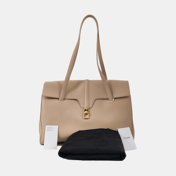 16 Large Calfskin Beige