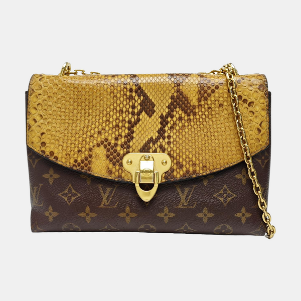 SAINT PLACIDE Monogram Coated Canvas Brown