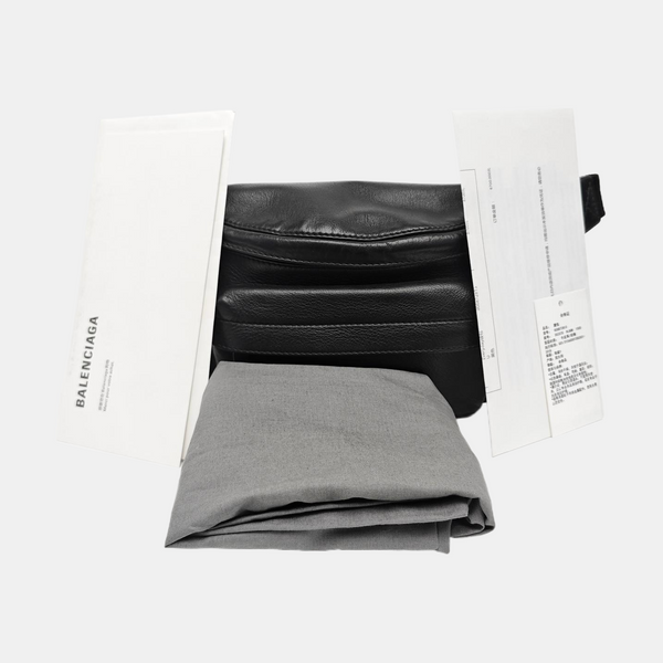 Calfskin Belt Bag Black