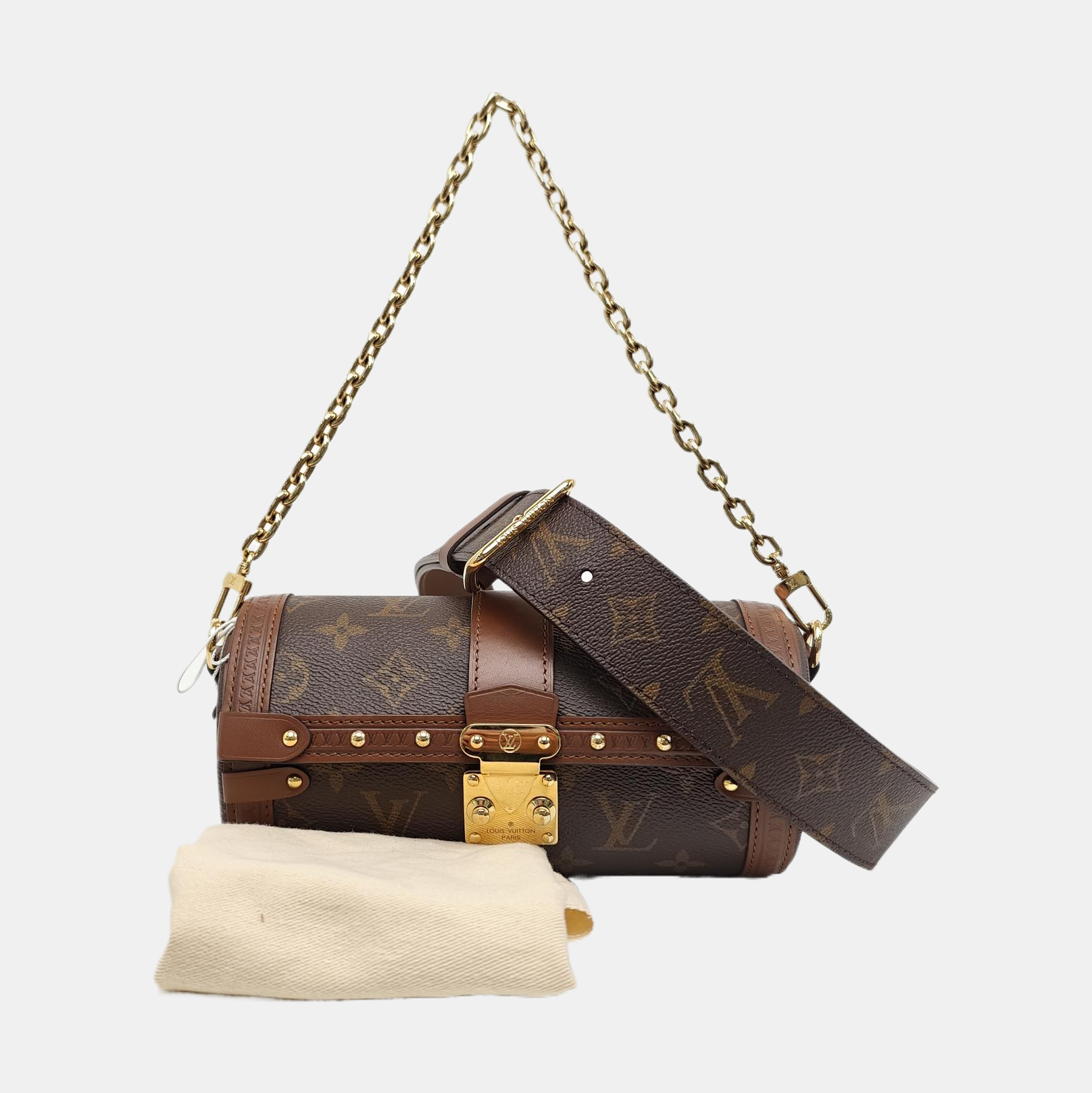 PAPILLON 19 Monogram Coated Canvas Brown