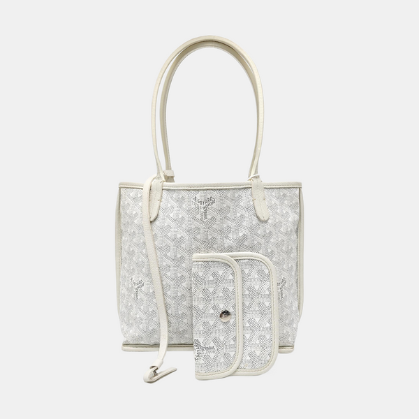 Anjou Mini Coated Canvas White