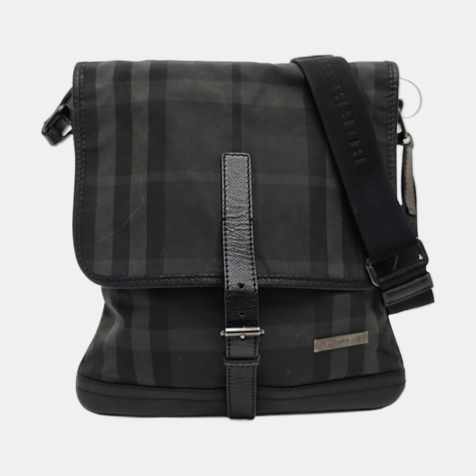 Fabric Crossbody Bag Black