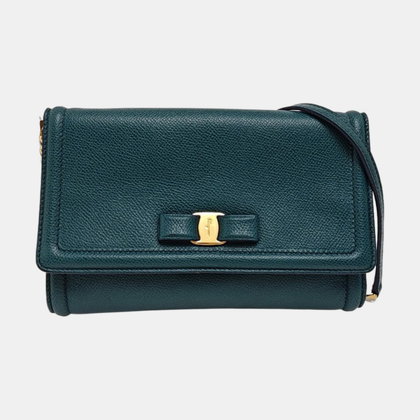 Ginny Mini Calfskin Green