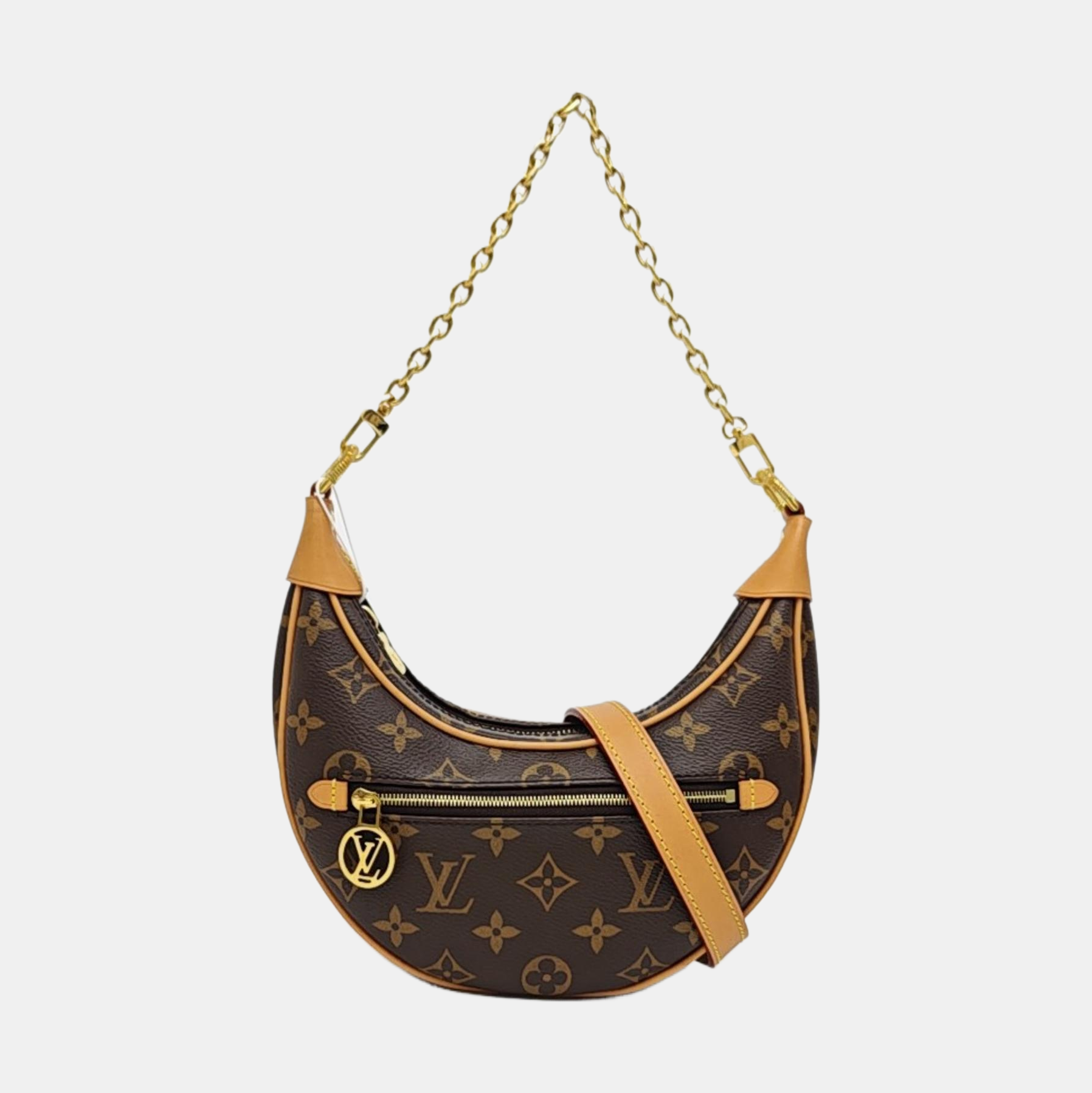 LOOP Monogram Coated Canvas Brown