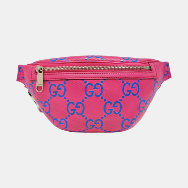 Monogram Coated Canvas Belt Bag Pink