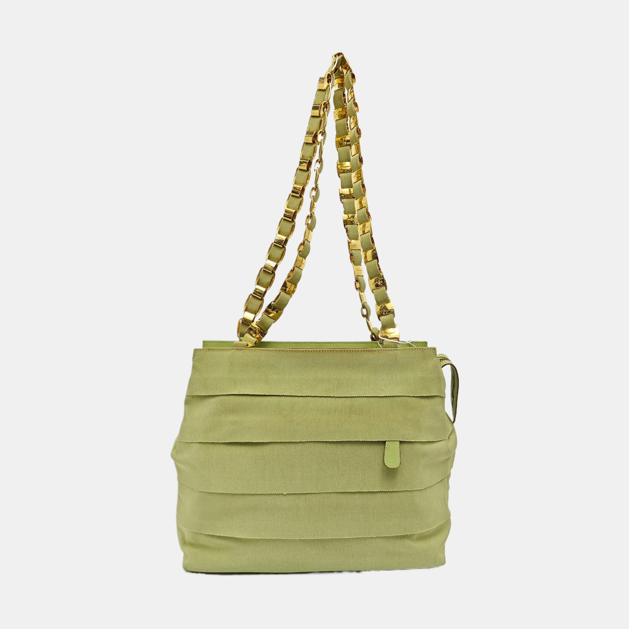 Layered Medium Canvas Green