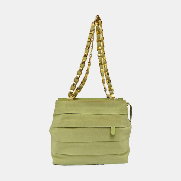Layered Medium Canvas Green