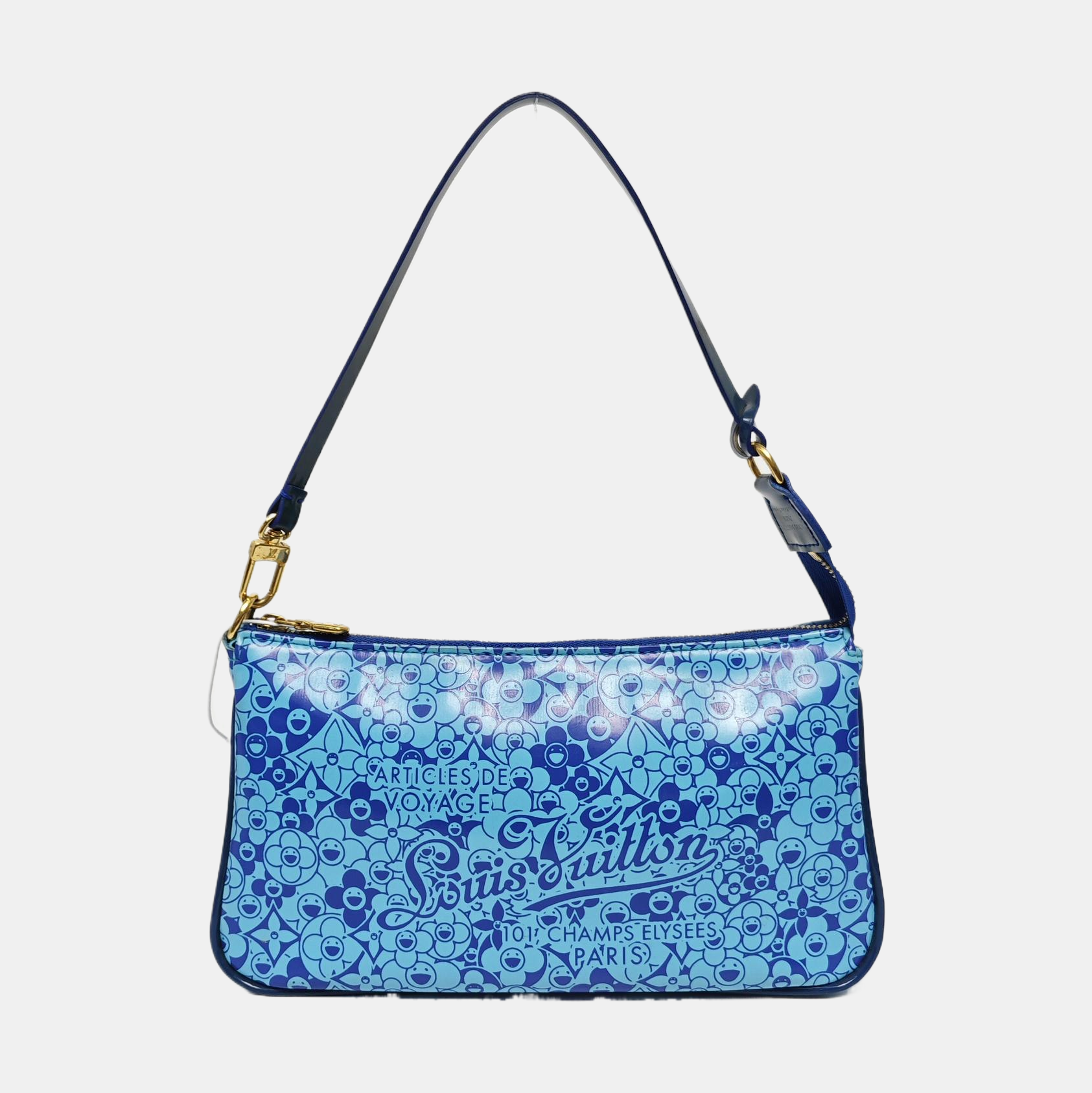ACCESSOIRES GM Patent Leather Blue