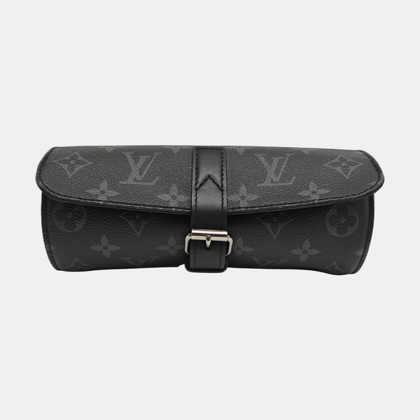 Damier Graphite Coated Canvas Clutch Gray