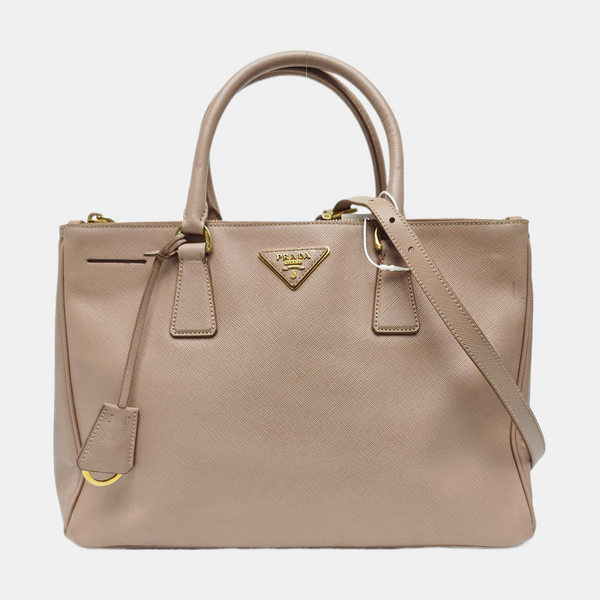 Galleria Large Saffiano Calfskin Pink