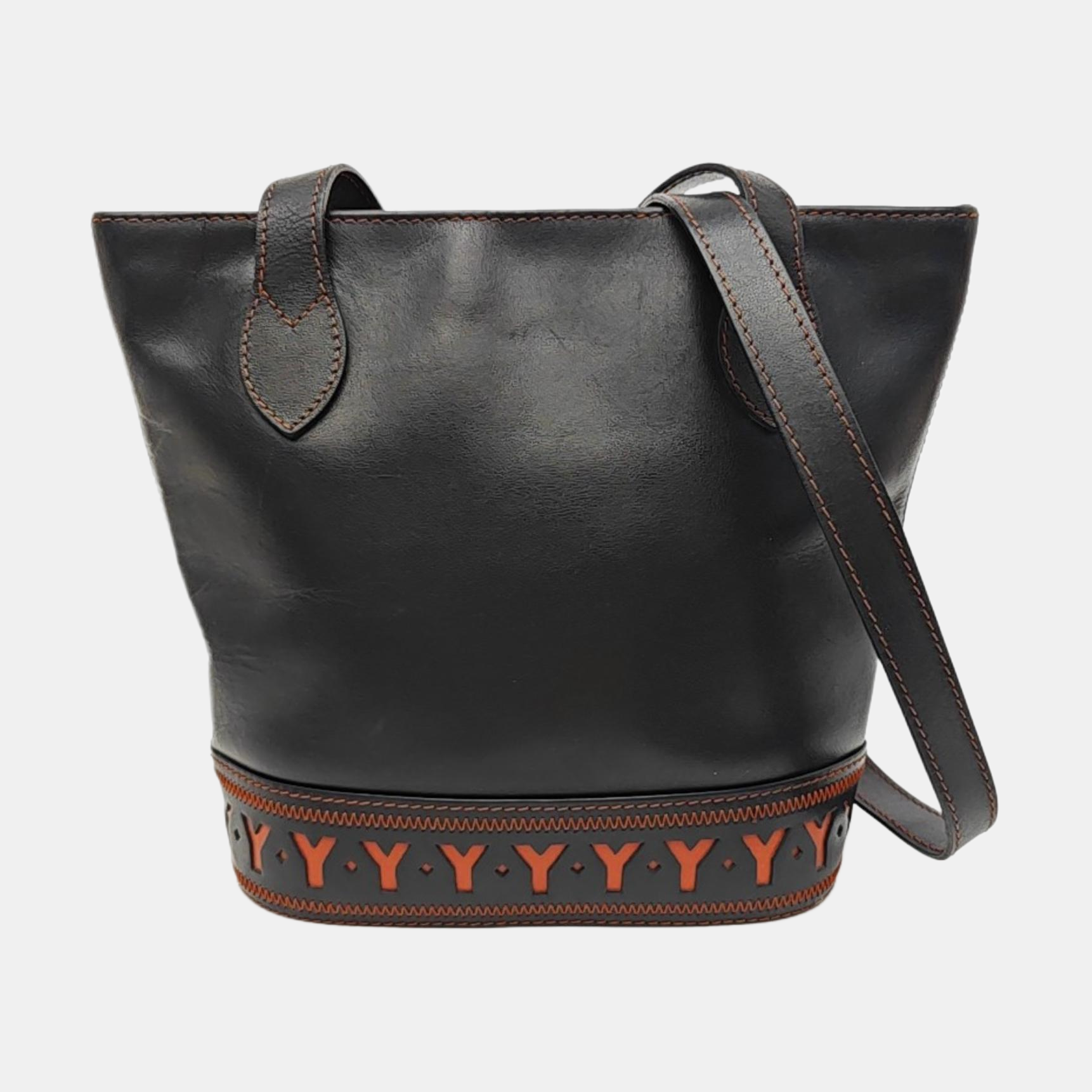 Calfskin Bucket Bag Black