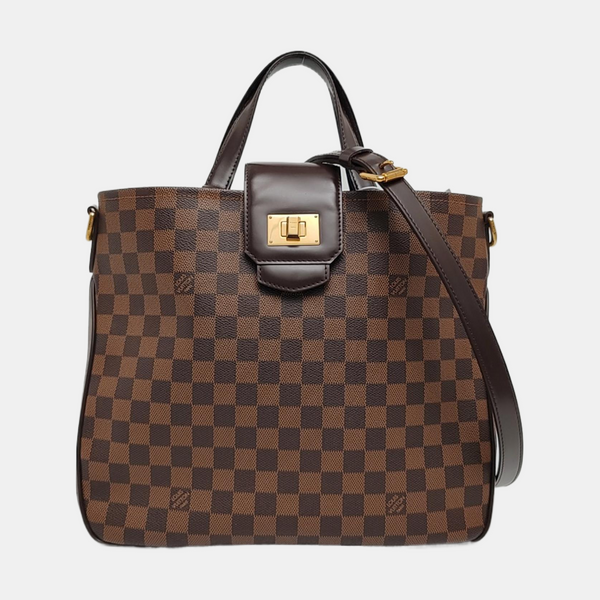 ROSEBERY Damier Ebene Coated Canvas Brown