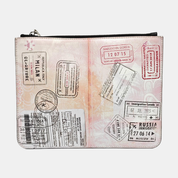 Calfskin Clutch Multicolor