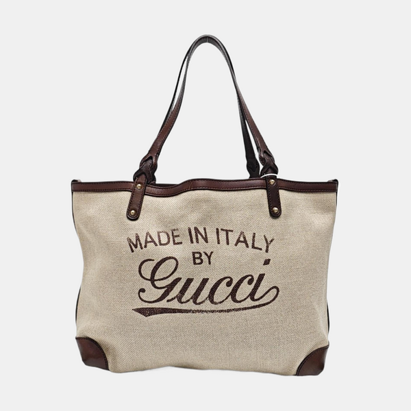 Canvas Tote Bag Beige