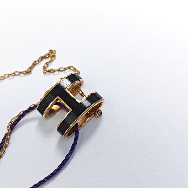 Pop H Metal Rose Gold Necklace