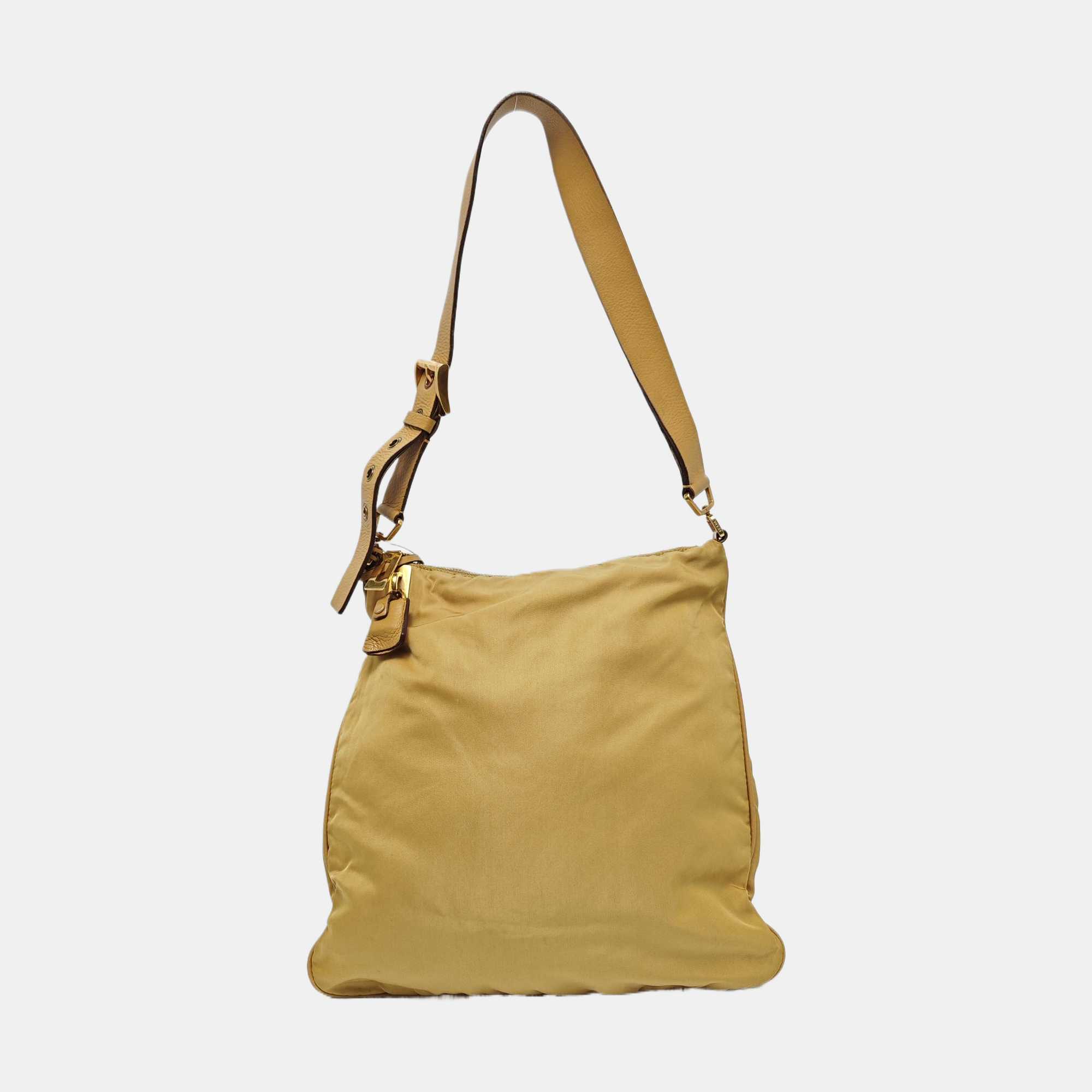 Nylon Shoulder Bag Yellow