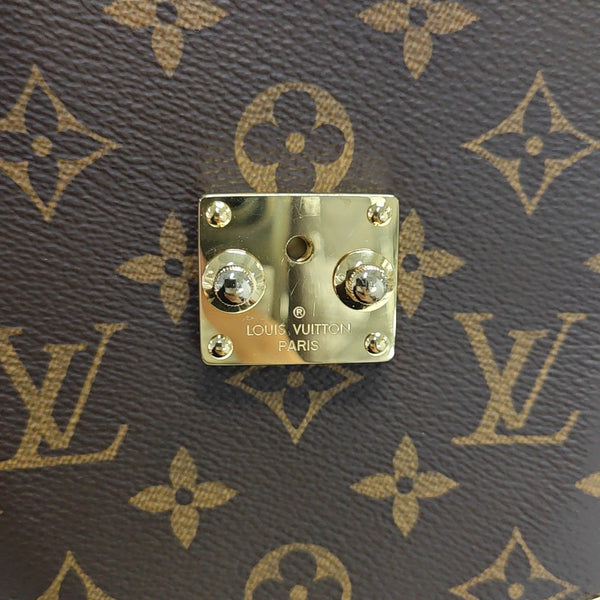 CAMERA BOX Monogram Coated Canvas Brown