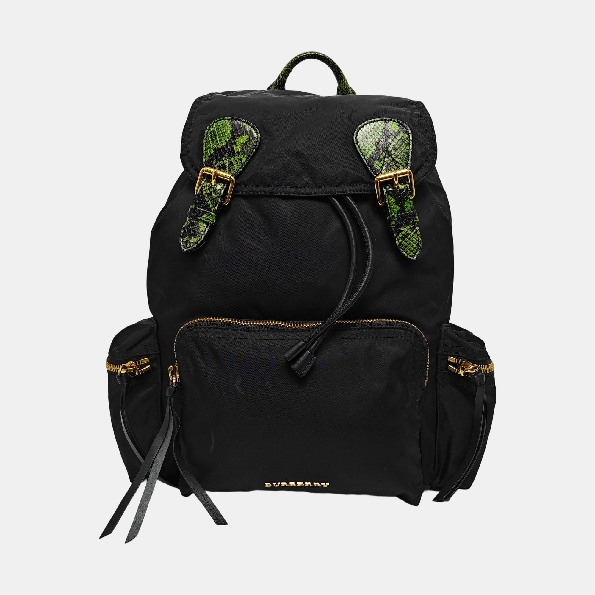 The Rucksack Nylon Black