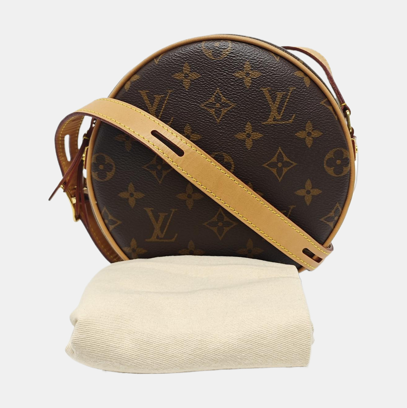 BOITE CHAPEAU PM Monogram Coated Canvas Brown