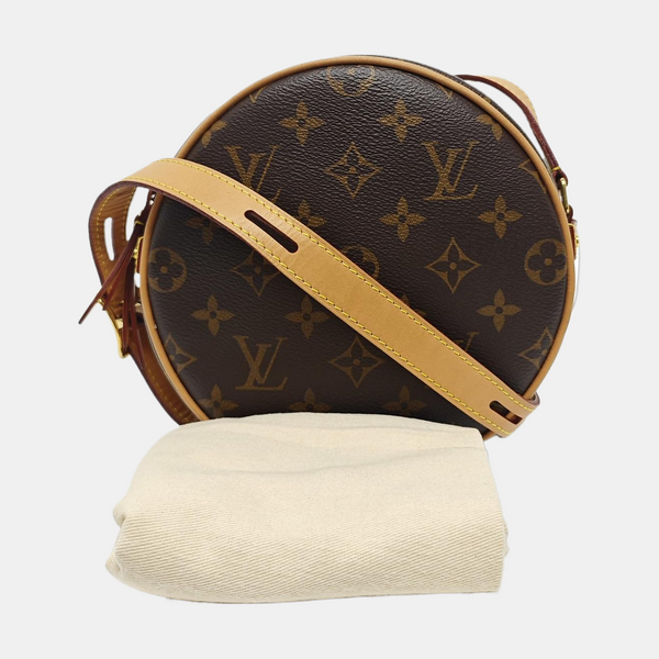 BOITE CHAPEAU PM Monogram Coated Canvas Brown
