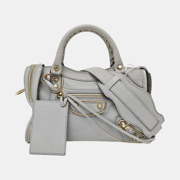 Classic City Mini Lambskin Gray