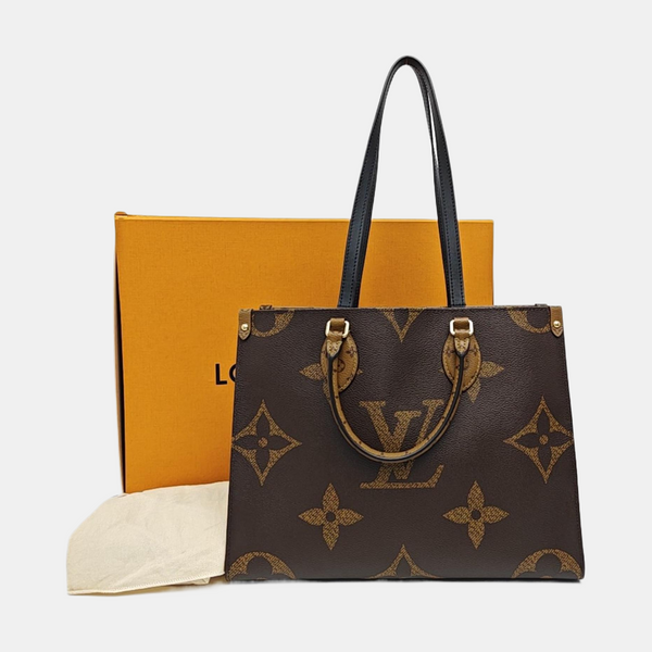 ONTHEGO MM Monogram Coated Canvas Brown