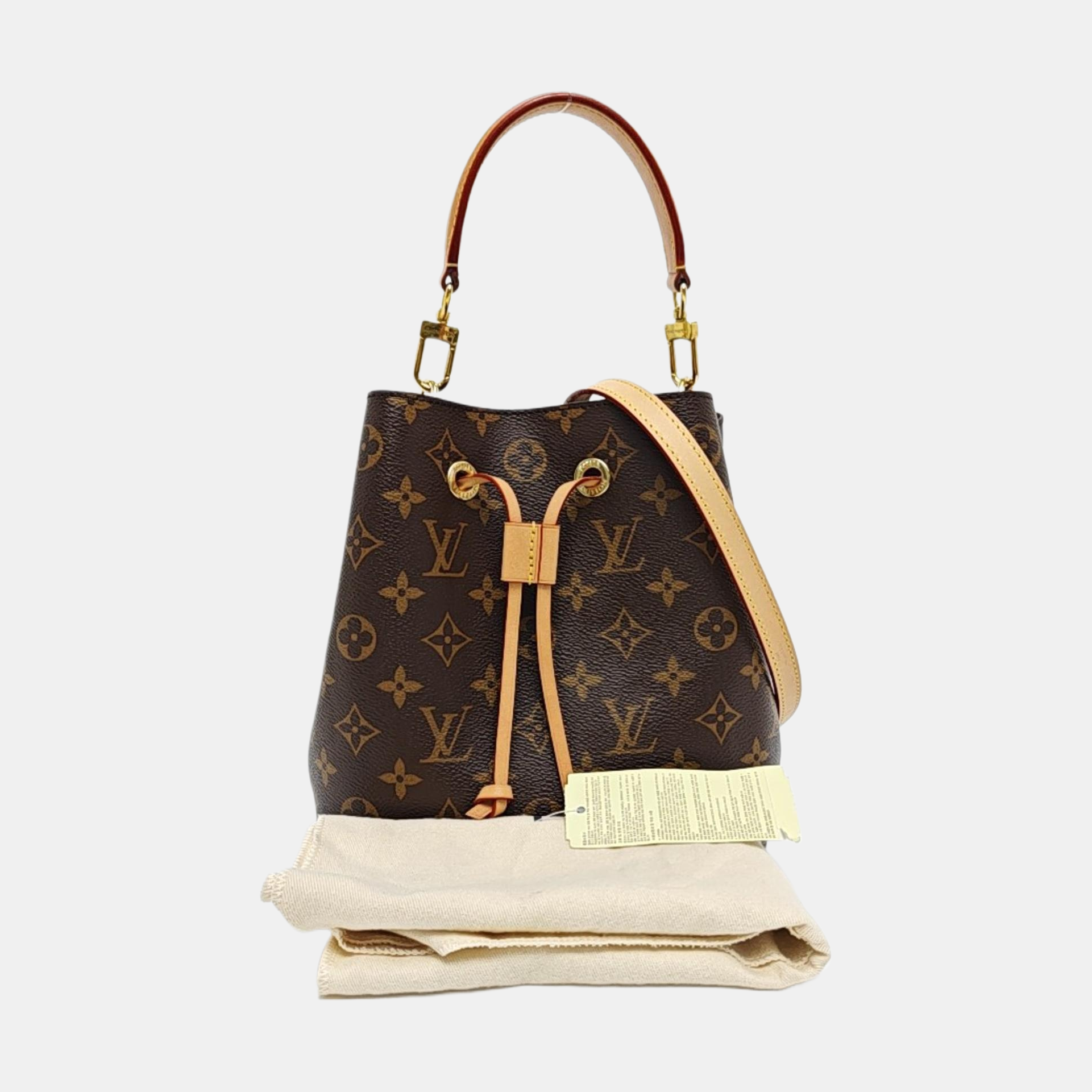 NÉONOÉ BB Monogram Coated Canvas Brown