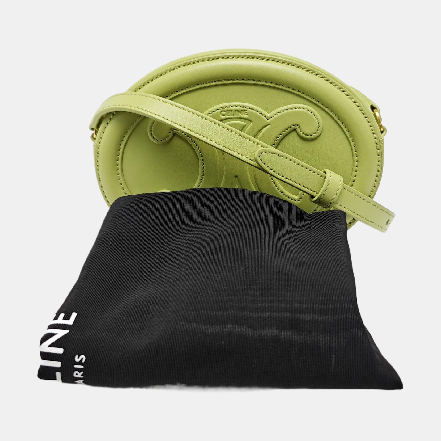 TRIOMPHE Mini Calfskin Green