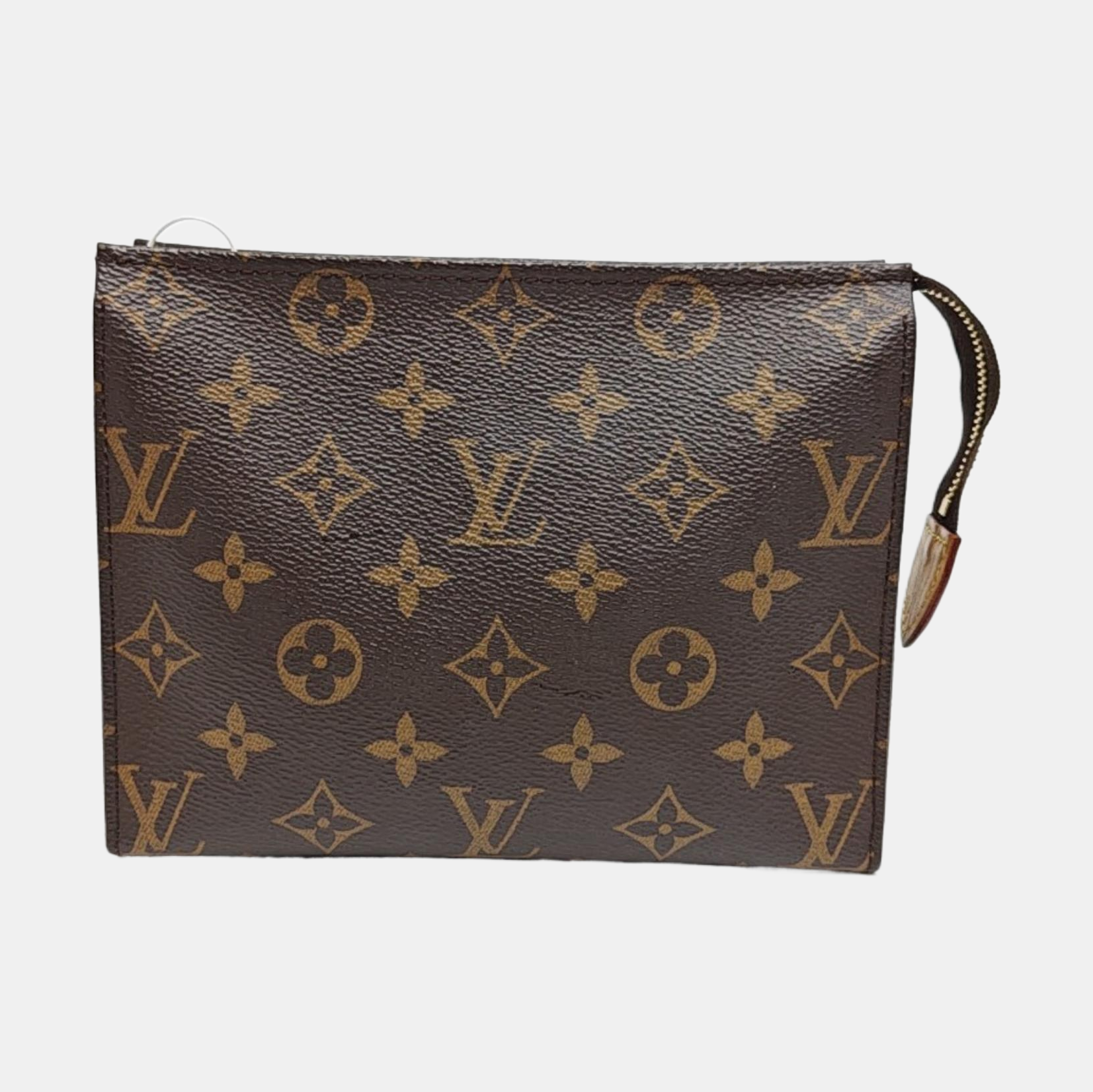 TOILET POCKET 19 Monogram Coated Canvas Brown