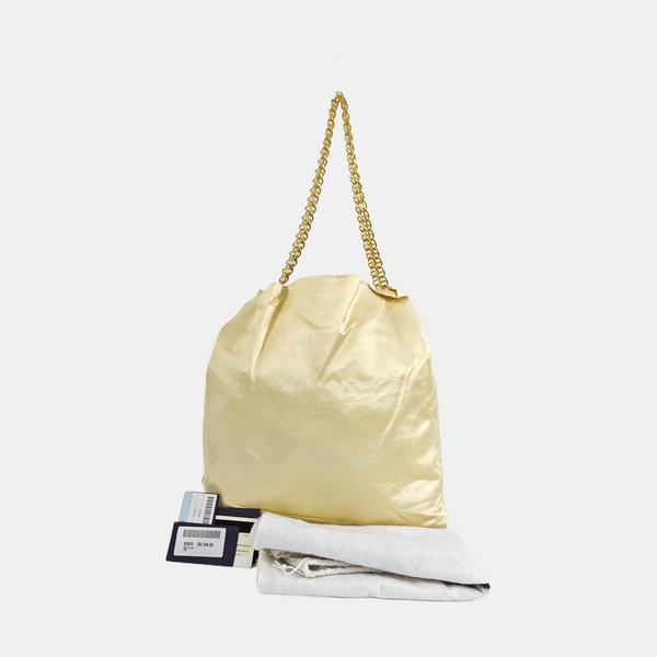 Nylon Bucket Bag Gold