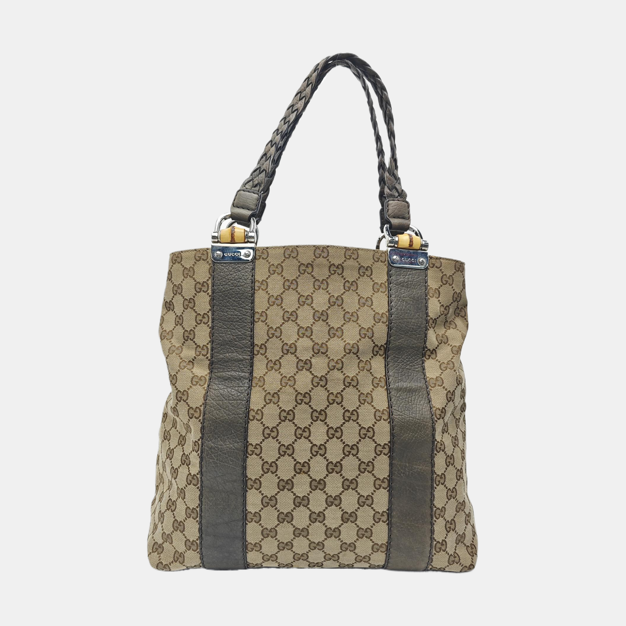 Bamboo 1947 Medium Monogram Canvas Beige