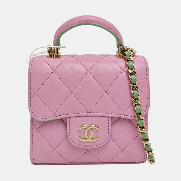 Quilted Lambskin Pink