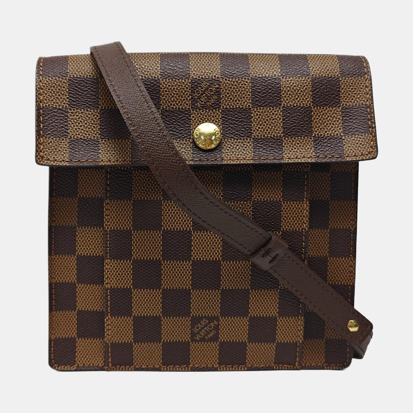 PIMLICO Damier Ebene Coated Canvas Brown