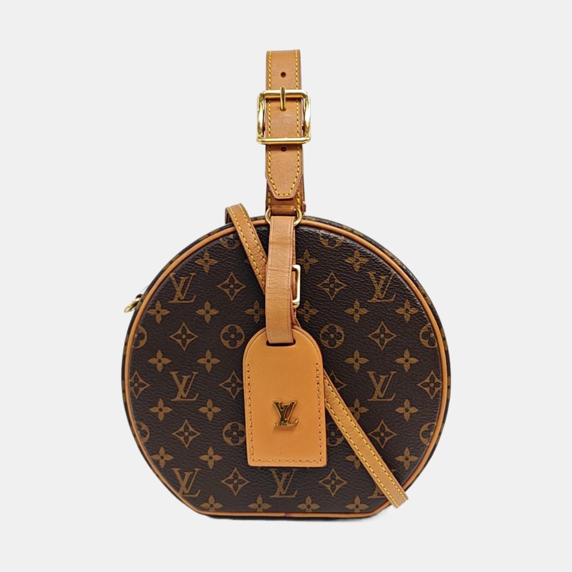 BOITE CHAPEAU PM Monogram Coated Canvas Brown