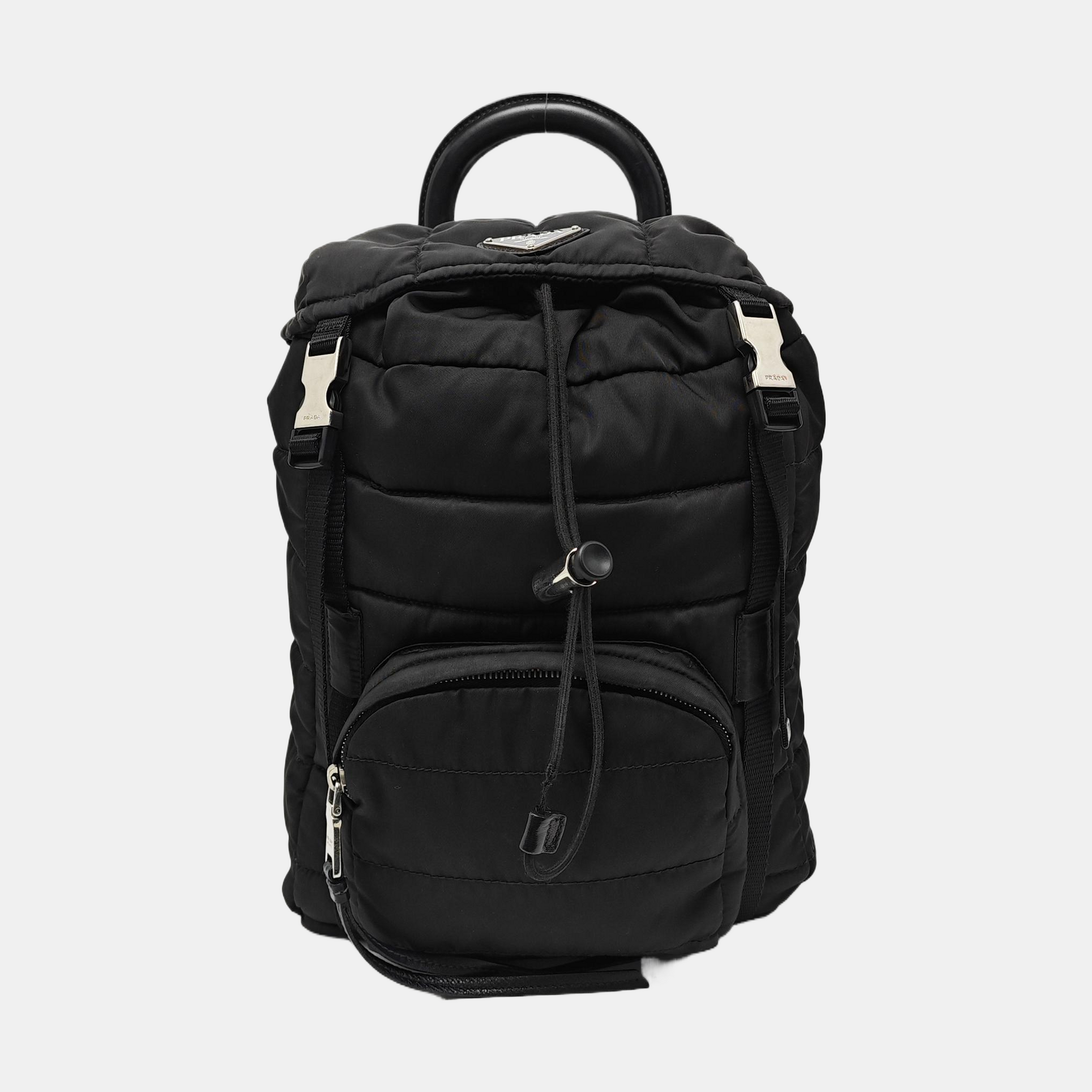 Nylon Backpack Black