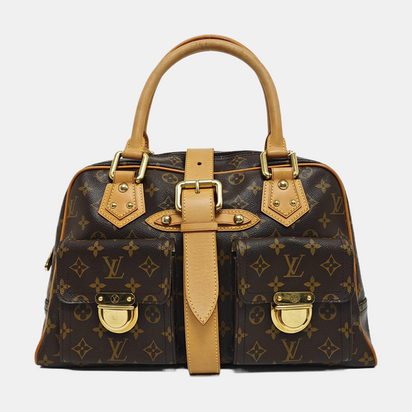 MANHATTAN GM Monogram Coated Canvas Brown