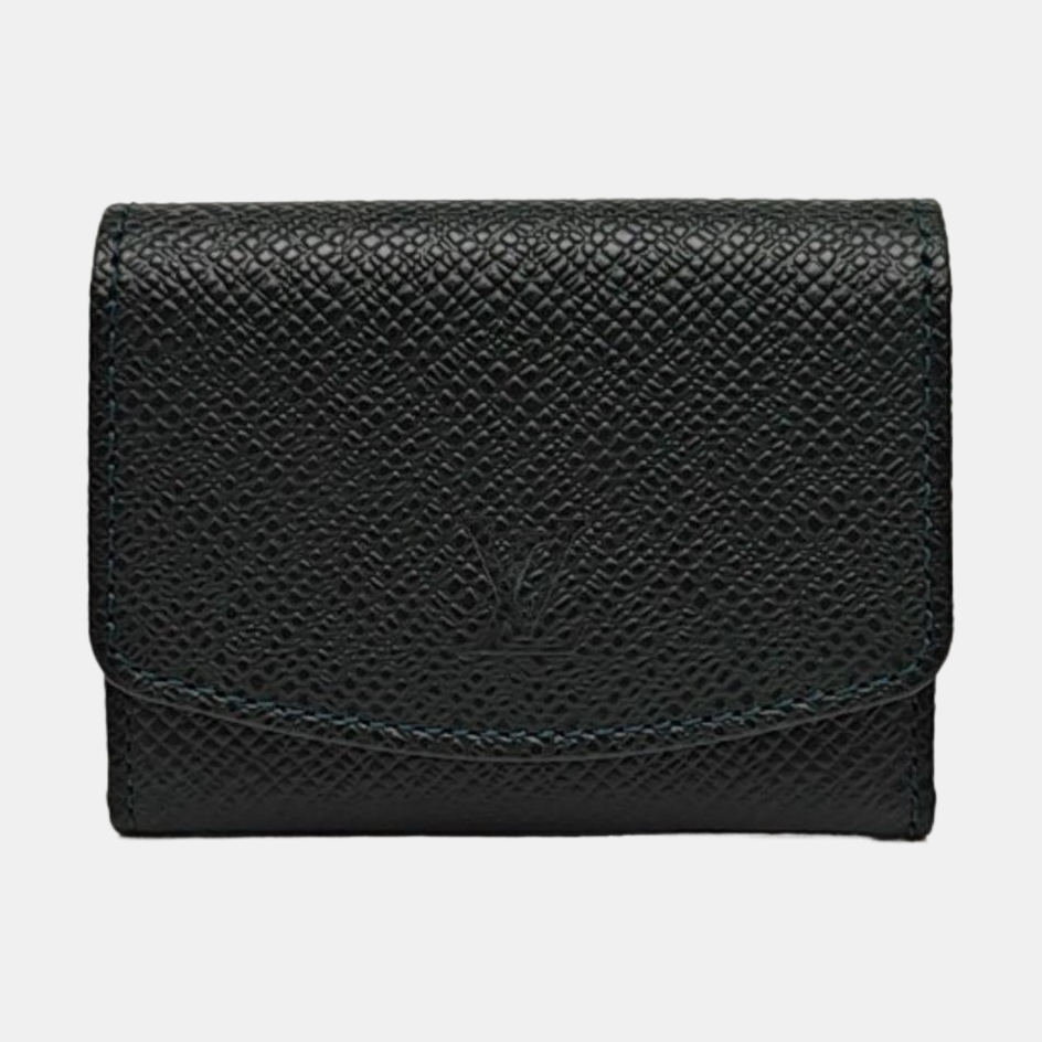 ELISE Calfskin Green Card Holder