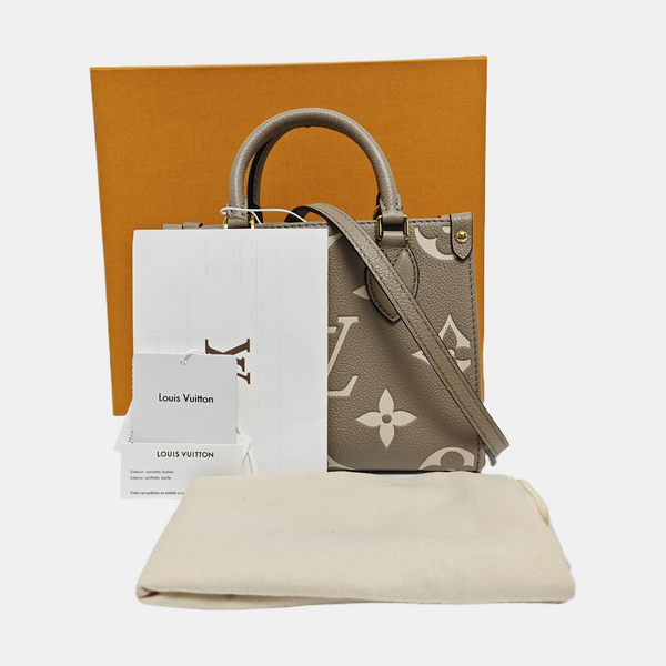 ONTHEGO BB Monogram Calfskin Gray