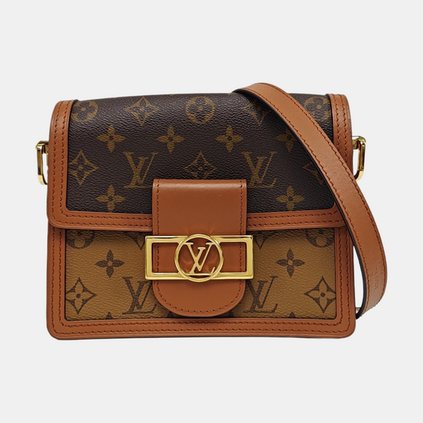 DAUPHINE Mini Coated Canvas Brown