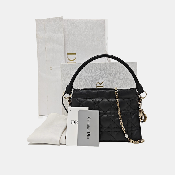 Cannage Lambskin Black