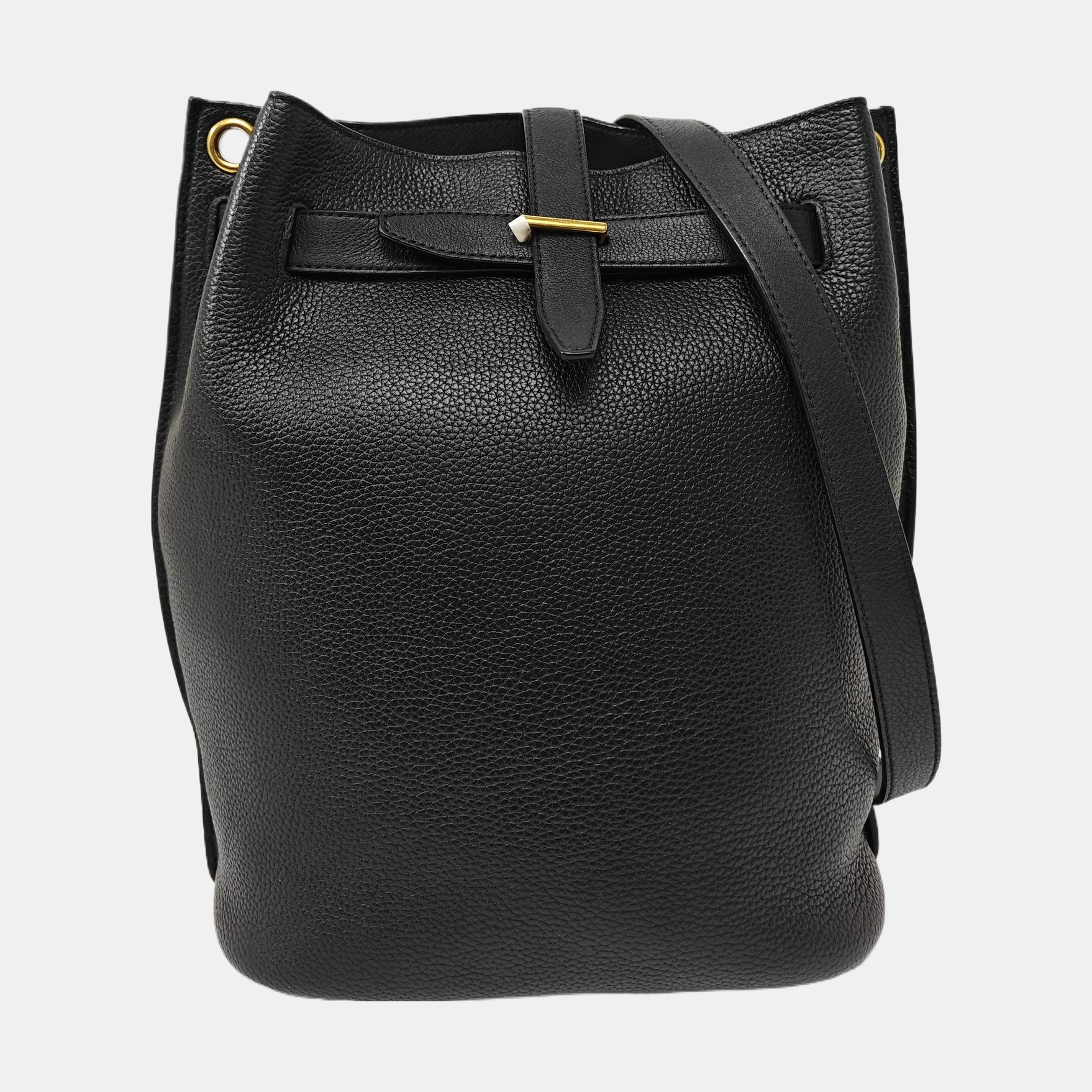 Calfskin Shoulder Bag Black