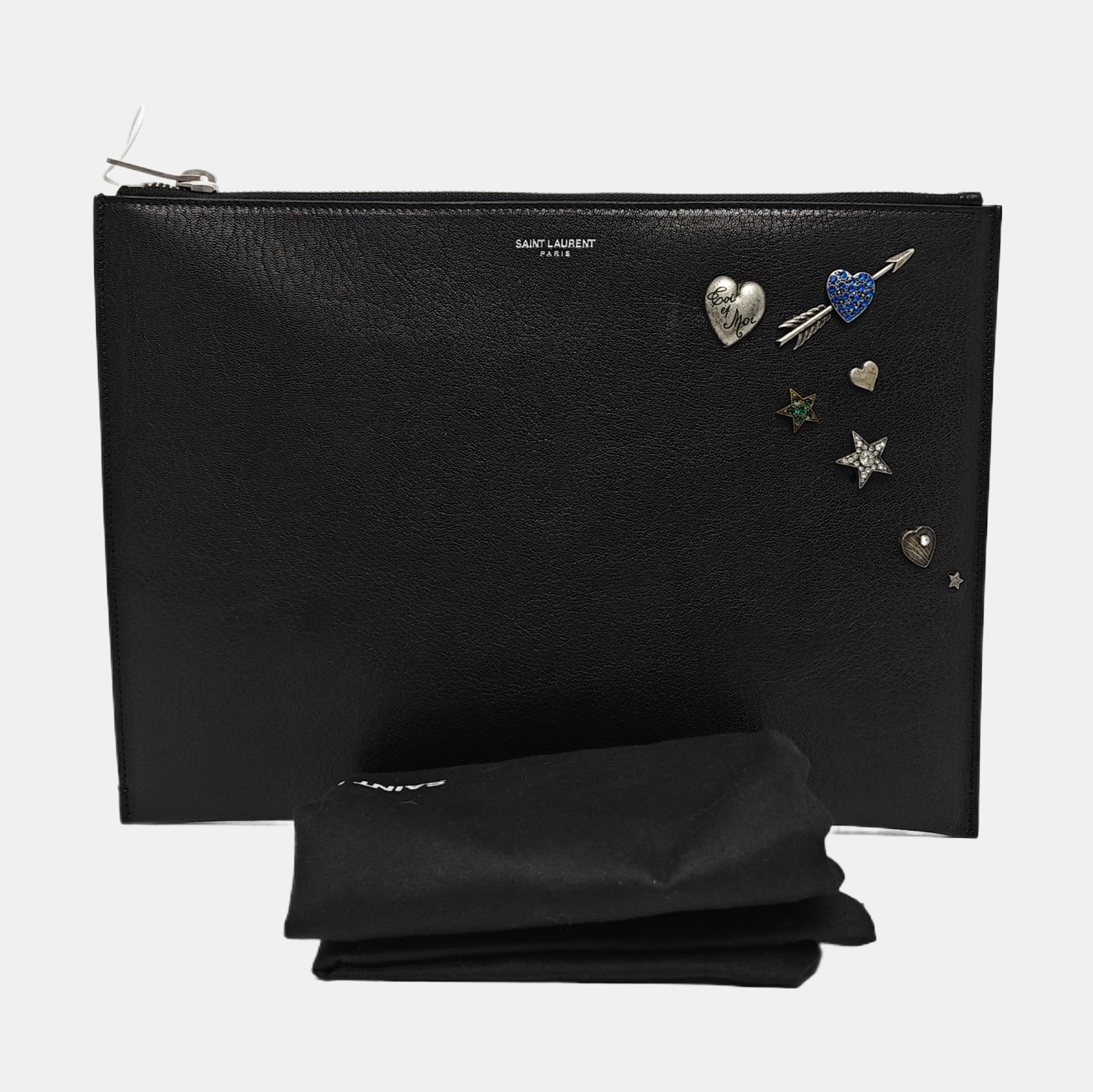Calfskin Clutch Black