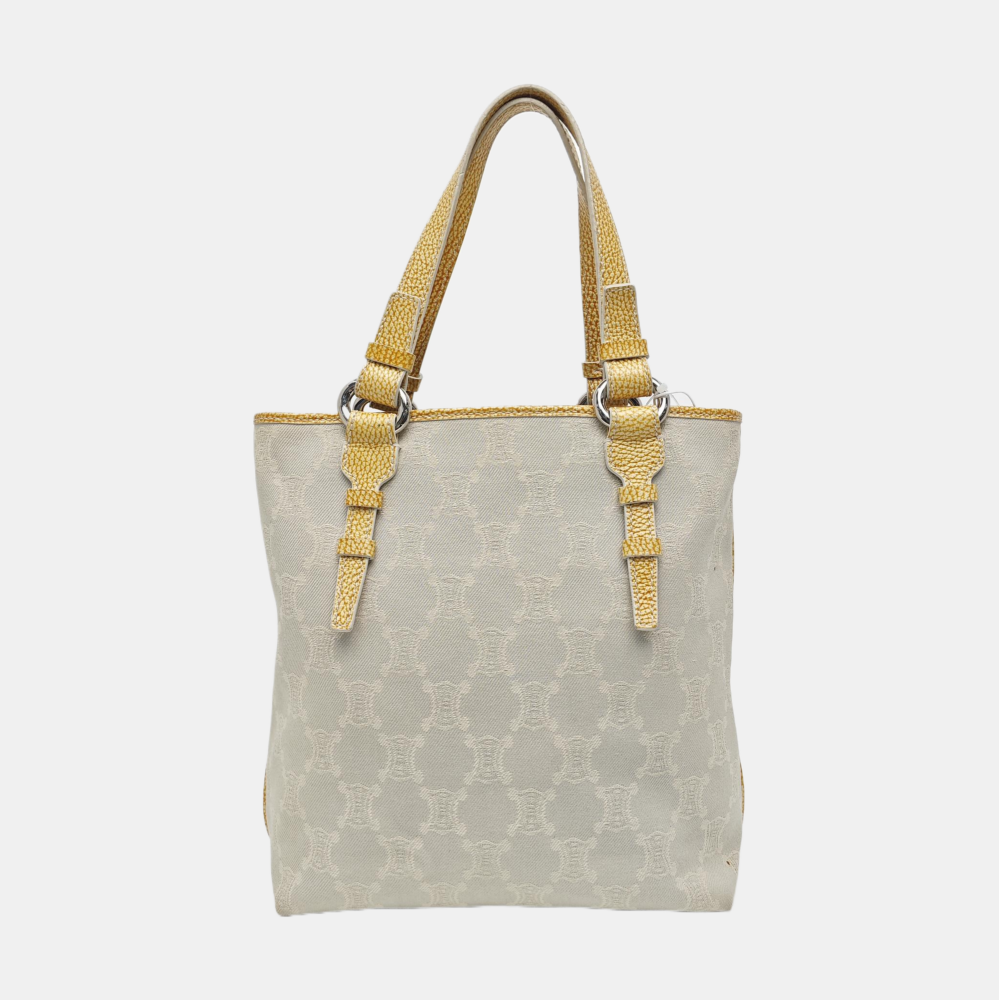 Canvas Top Handle Bag Gray