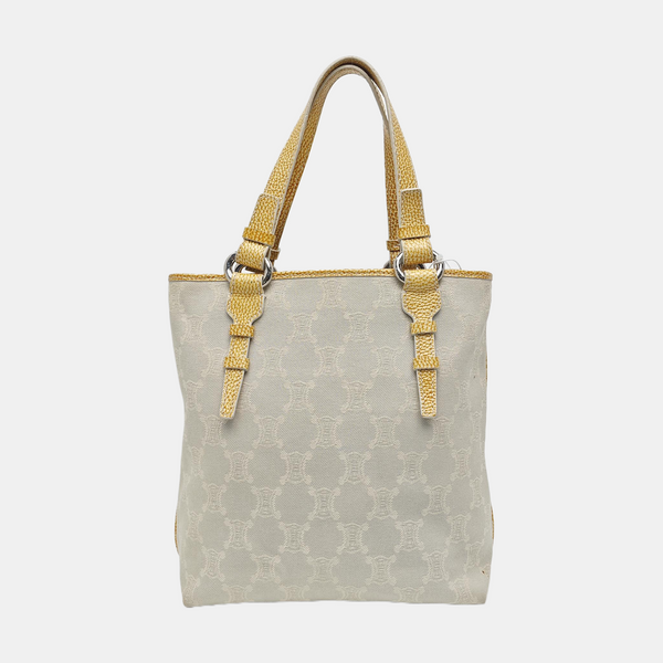 Canvas Top Handle Bag Gray