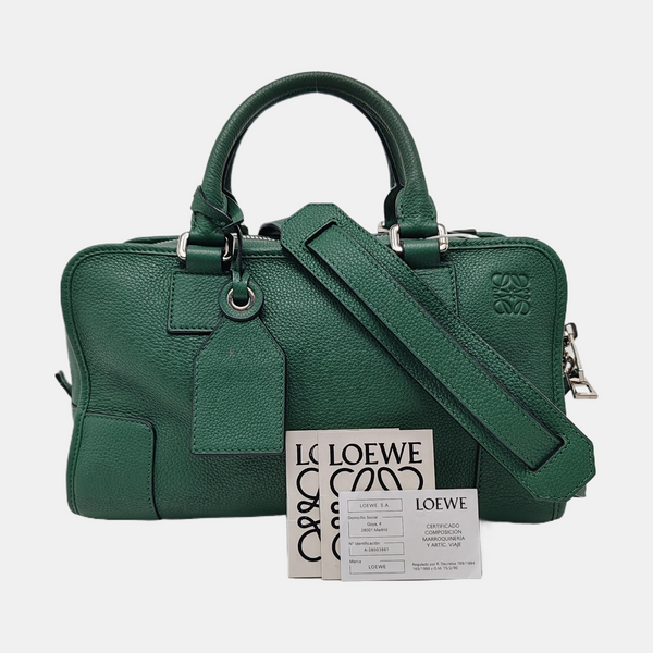 Authenticated pre-owned  Amazona Calfskin Green - Shoulder Bag at Looply
